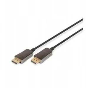 Digitus Kabel połączeniowy hybrydowy AOC DisplayPort 1.4 8K/60Hz UHD DP/DP M/M 10m Czarny - Akcesoria do monitorów - miniaturka - grafika 2