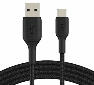Belkin Belkin Braided USB-C USB-A 3m czarny CAB002bt3MBK - Kable USB - miniaturka - grafika 3