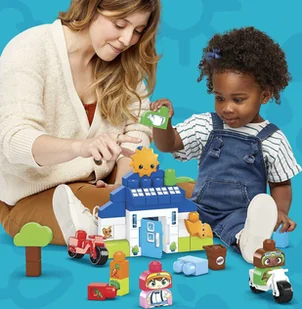 Fisher Price Mega Bloks Klocki Ekodomek HCG36 HCG36 - Klocki - miniaturka - grafika 2