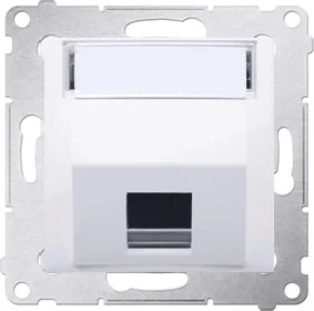 Kontakt Simon 54 - Pokrywa gniazd teleinformatycznych na Keystone skośna - Gniazdka elektryczne - miniaturka - grafika 2