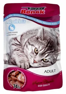 Certech Super Benek SUPER BENEK Adult Saszetka dla kota z kawałkami wołowiny 24x100g 54521-uniw - Mokra karma dla kotów - miniaturka - grafika 2