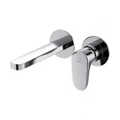 Baterie umywalkowe - CERSANIT CERSANI S951-302 BATERIA UM PODTYNKOWA INVERTO Z BOKSEM CHROM +UCHW CZARNY - miniaturka - grafika 1