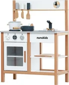 Zabawki AGD - Pan i Pani Gadżet Pan i Pani Gadżet Drewniana Kuchnia Skandynawska dla Dzieci RF-301 - miniaturka - grafika 1