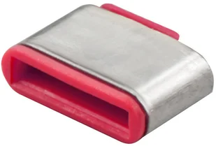 LINDY LINDY 40437 blokery portów USB typu C bez klucza, czerwone - opakowanie 10 szt. 40437 - Zabezpieczenia do laptopów - miniaturka - grafika 2
