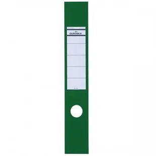 Durable Etykiety na segregator 60x390 zielone 10 sztuk 8090-05 - Etykiety samoprzylepne i bloki etykiet - miniaturka - grafika 2