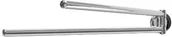 Wieszaki łazienkowe - Fackelmann Vision 86770 drążek na ręcznik podwójny, H 6 X szer. 6 X głęb. 48 cm, powierzchnia błyszczący, chromowany 86770 - miniaturka - grafika 1