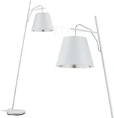 Lampy stojące - Trio Stojąca LAMPA podłogowa ANDREUS 407500189 salonowa OPRAWA metalowa biała 407500189 - miniaturka - grafika 1