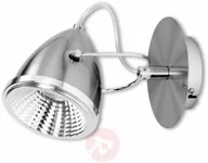 Lampy ścienne - Spotlight Kinkiet LAMPA ścienna OPRAWA LED metalowa OLIVER 5109127 satyna Chrom - miniaturka - grafika 1