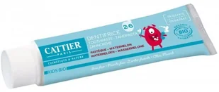 Cattier PASTA DO ZĘBÓW O SMAKU ARBUZOWYM DLA DZIECI 2-6 LAT EKO 50 ml - - Pasty do zębów - miniaturka - grafika 3