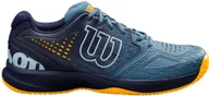 Buty sportowe męskie - Wilson Kaos Comp 2.0 AC Men - copen blue/peacoat/gold fusion WRS326160 - miniaturka - grafika 1