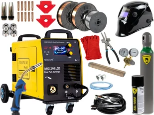 Magnum Spawarka MIG 240 LCD Dual Puls Synergia - Pakiet akcesoriów 1 - Spawarki - miniaturka - grafika 4