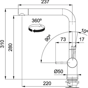 Franke Active Plus Czarny Mat 115.0524.888 - Baterie kuchenne - miniaturka - grafika 4