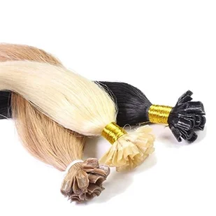 hair2heart 200 X 0.5 G przedłużenie włosów prawdziwe włosy dopinki firmy z u-TIP Keratin bondings, długość 60 cm/akcesoria do włosów zagęszczanie włosów//gładka struktura  najwyższa jakość  wiele kol - Gadżety na imprezę - miniaturka - grafika 17