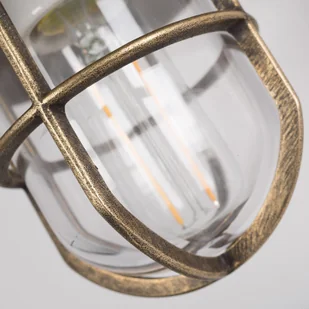 K. S. VERLICHTING Kinkiet zewnętrzny Tours w kształcie latarni, brąz - Lampy ogrodowe - miniaturka - grafika 3