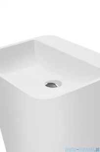 Besco Assos S-Line Glam Srebrna umywalka wolnostojąca 40x50x85cm #UMD-AP-WOS - Umywalki - miniaturka - grafika 6