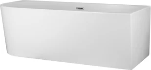 Corsan Wanna narożna do montażu przyściennego Intero prawa 160 cm z wykończeniem białym 649421 - Wanny - miniaturka - grafika 15