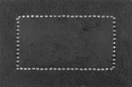 Dywaniki łazienkowe - Euro Firany Dywan Bawełniany 60 x 90 Chic Czarny 1219907 - miniaturka - grafika 1