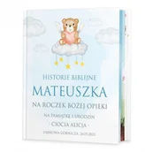 Religia i religioznawstwo - Murrano Historie opowieści biblijne z nadrukiem dla chłopca na roczek KZ-HB-037 - miniaturka - grafika 1