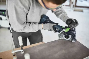 Festool Szlifierka kątowa z osprzętem DSC-AGC 18-125 FH Li 5,2 EBI-Plus 575346 - Szlifierki i polerki - miniaturka - grafika 4
