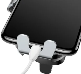 Baseus Smart uchwyt grawitacyjny samochodowy do kratki Silver SUGENT-ZN0S - Uchwyty samochodowe do telefonów - miniaturka - grafika 5