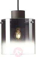 Lampy sufitowe - Brilliant Lampa wisząca Beth klosz z dymionego szkła, 1-pkt. - miniaturka - grafika 1