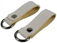 Artykuły kaletnicze - PolskaGalanteria.pl BOJÓWKA Szlufka Do Pasa Wojskowego Oficer Skóra NATURALNA LICOWA Na Szerokość Paska 45 mm Z Oczkiem Metalowym BIAŁA 2 Kpl 2 szt - miniaturka - grafika 1