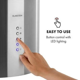 Klarstein Beretta Inox (TK15-Beretta-SS) - Okapy kuchenne - miniaturka - grafika 5