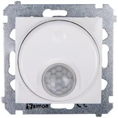 Systemy inteligentnych domów - KONTAKT-SIMON Simon 54 Czujnik ruchu z przekaźnikiem i zabezpieczeniem biały DCR11P.01/11 - miniaturka - grafika 1