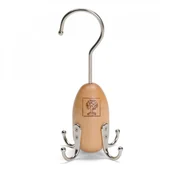 Wieszaki i stojaki - Foppapedretti Drewniany wieszak na paski Giorgio Natural Foppapedretti - beżowy pg-code-9995659547667 - miniaturka - grafika 1