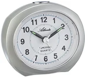 Zegary - Atlanta budzik analogowy Srebrny 1593  19 1593-19 - miniaturka - grafika 1