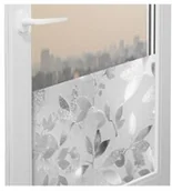 Okleiny - DEKOBAN Folia Okleina Okienna Statyczna Na Szyby LIŚCIE 3D 45x150 G60 G60-045R0150 - miniaturka - grafika 1