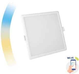 Spectrum Inteligentna oprawa sufitowa podtynkowa kwadratowa LED SMART Algine 12W Wi-Fi CCT DIMM SLI038019CCT - Systemy inteligentnych domów - miniaturka - grafika 2