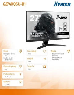 IIYAMA G2740QSU-B1 - Monitory - miniaturka - grafika 5