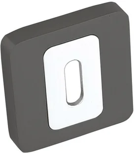 Kuchinox Rozeta kwadratowa POD KLUCZ GRAFIT LK5 501A - Szyldy i rozety - miniaturka - grafika 2