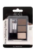 Akcesoria i kosmetyki do stylizacji brwi - Ardell Brow Defining Palette - Zestaw do makijażu brwi - MEDIUM - miniaturka - grafika 1