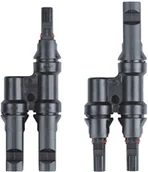 Akcesoria do kolektorów i fotowoltaiki - Orno Rozdzielacz 2xMC4 Typ T do paneli fotowoltaicznych OR-PV-13609 - miniaturka - grafika 1