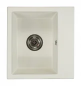 Zlewozmywaki - Brado Zlewozmywak granitowy DON biały donbia - miniaturka - grafika 1