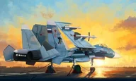 Modele do sklejania - Trumpeter Sowiecki myśliwiec pokładowy Su-33 Flanker D 01678 - miniaturka - grafika 1