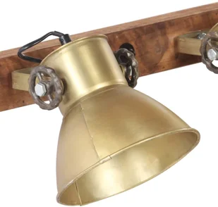 VidaXL Industrialna lampa ścienna, mosiądz, 45x25 cm, E27 320508  VidaXL - Lampy sufitowe - miniaturka - grafika 6