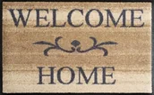 Wycieraczki - Wash&Dry Wash + dry 009610 wycieraczka Welcome Home, 50 x 75 cm, beżowy 009610 - miniaturka - grafika 1