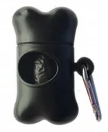 Woreczki na psie odchody - Pojemnik na odchody kupy psa różowy etui+worki - miniaturka - grafika 1