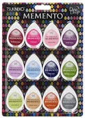 Pozostałe akcesoria dla plastyków - Tsukineko tsukineko 12-częściowy zestaw "Sorbet" Scoop Momento poduszka do stempli firmy MD-012-200 - miniaturka - grafika 1