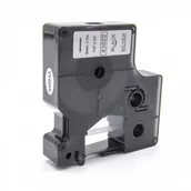 Papier do drukarek - Dymo 43622, 6mm x 7m, czarny druk / srebrny podkład, taśma zamiennik - miniaturka - grafika 1