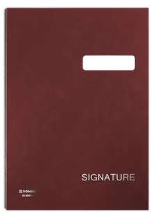 Donau Teczka do podpisu A4 20 kartek - bordowa - Teczki i skoroszyty - miniaturka - grafika 5