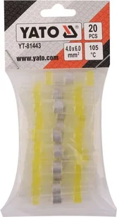 YATO KOSZULKA TERMOKURCZLIWA Z CYNĄ NA PRZEWÓD 4,0-6,0MM2 WODOODPORNA 20 SZT - Akcesoria do lutowania - miniaturka - grafika 3