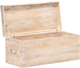 vidaXL Skrzynia, 90x40x40 cm, lite drewno akacjowe vidaXL - Pudła i pojemniki do przechowywania - miniaturka - grafika 10