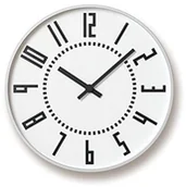 Zegary - Lemnos EKI Clock Zegar ścienny TIL16-01 WH - miniaturka - grafika 1