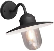 Lampy ogrodowe - QAZQA Kinkiet zewnętrzny antracyt IP44 grafit - Kansas - miniaturka - grafika 1