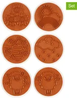 Zabawki kreatywne - SUNNYSUE 6-częściowy zestaw stempelków - 3+ - miniaturka - grafika 1