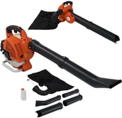 Dmuchawy i odkurzacze do liści - vidaXL 3-w-1 Spalinowa dmuchawa do liści, 26 cc, pomarańczowa - miniaturka - grafika 1